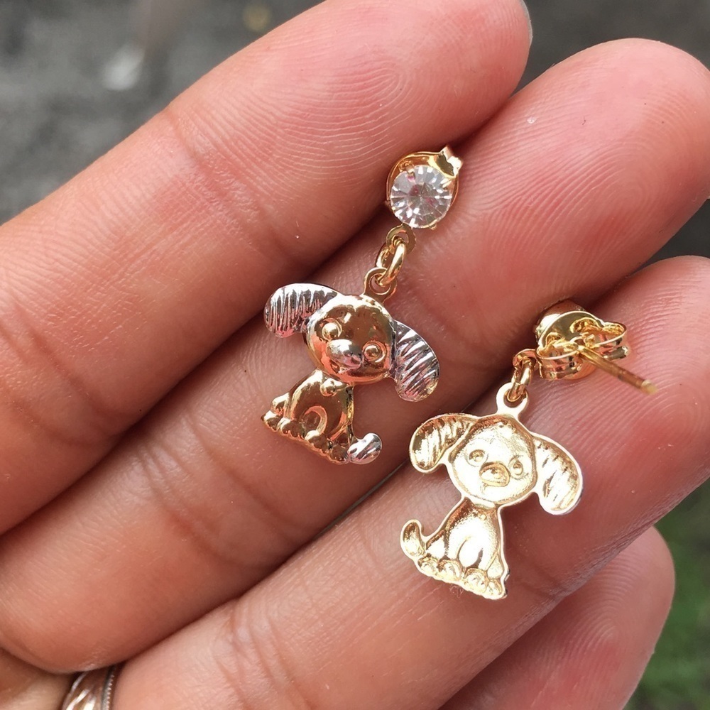 𝅺gold filled earrings - Picture 2 of 3